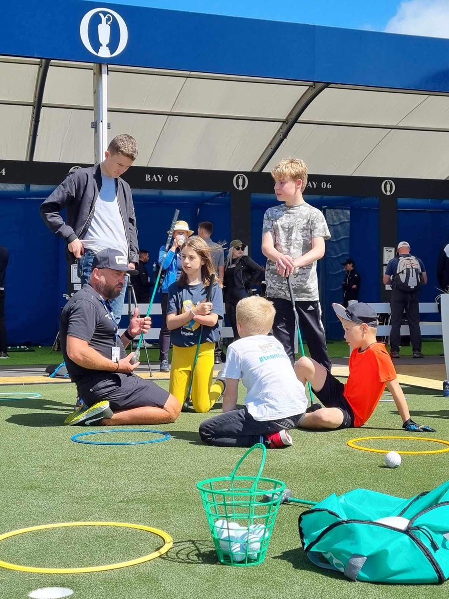 LBofoundation's tweet photo. An amazing day today at 151st The Open Royal Liverpool Golf Club What an opportunity for a lucky few of the LimbBo Foundation UK children Massive thank you to #EDGA Mark Taylor The PGA and The Golf Foundation #golfroots HSBC for making their day so special #limbdifference https://t.co/Aw9etGXjz4