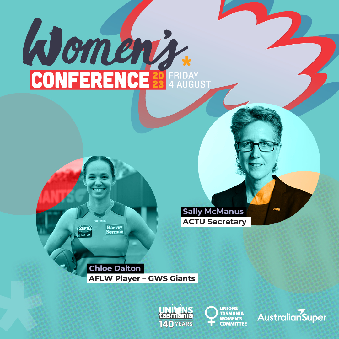 Ticket sales for our Women's Conference are closing Monday! We're looking forward to a massive day with some great speakers including @sallymcmanus and @ChloeDalton7s + more! If you haven't booked your ticket, jump online before you miss out: unionstas.com.au/womensconferen… #ausunions