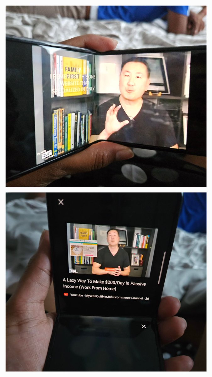 agopeech's tweet photo. Flip side experience with Samsung Z flip 4, various video viewing modes 
#dowhatyoucant #SamsungFlipZ #samsungflipzinsiders https://t.co/SNuL2ZNciR