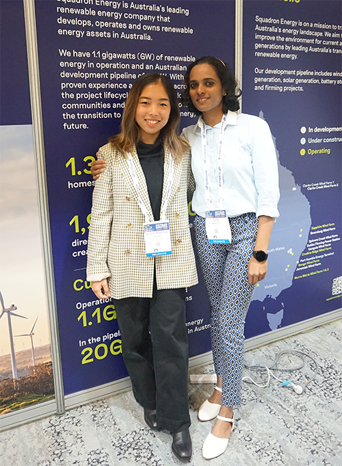 Squadron Energy is proud to be sponsoring #ACES2023 as well as two Career Launcher tickets to support female students, Alysson Lucas and Vijina Abhijith to attend the event and learn about the exciting opportunities the clean energy industry has to offer.