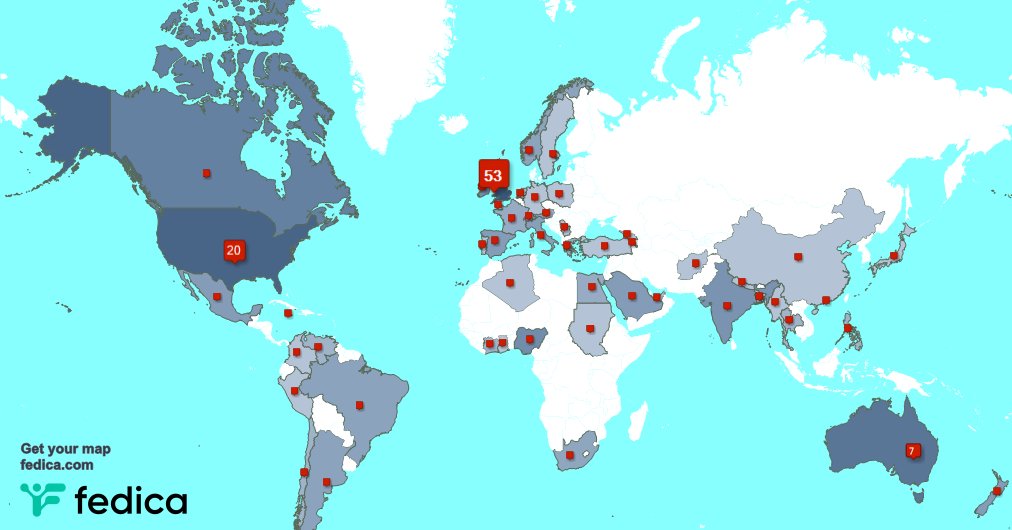 I have 1 new followers from UK. last week. See fedica.com/!WeMammographe…
