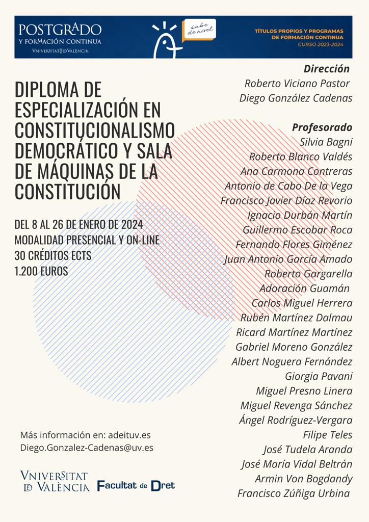 En Valencia estaremos en enero de 2024, anímense a participar