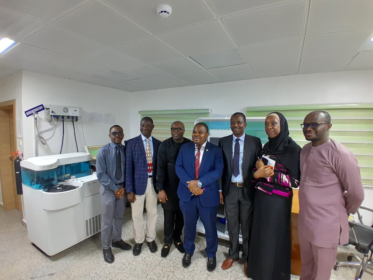 APINMedLab's tweet photo. We are pleased to receive the team from the Department of Chemical Pathology National Hospital Abuja during a courtesy visit to #APINMedLab @nighealthwatch @healthertainer
@DrZobo
@Fmohnigeria @Abujahealthpage
#medicallab #health #abujahealth #healthcare #healthpartner https://t.co/0VwRS49lvR