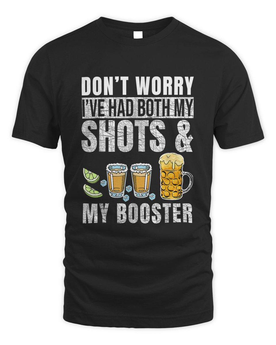 Warning: Wearing this funny T-shirt may result in spontaneous fits of laughter and uncontrollable snorting. 😂👚
Don't worry i've had both my shots and booster funny vaccine
Order here:ducon.space/don-t-worry-i-…