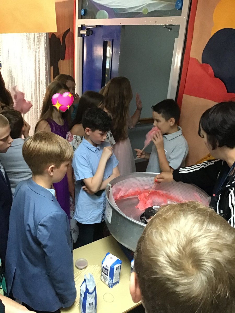 The candy floss was a hit at prom!