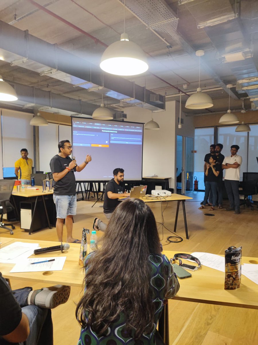 viditaatrey's tweet photo. Insane energy levels at @Meesho_Official Gen AI Hackathon at our office last week. 60 teams hacked live working demos over just 36 hours.
Everyone surprised by the quality of innovative ideas, such as SMB Co-pilot, Vernacular conversational commerce and many more.
GenAI has massive potential to solve problems for Bharat. ๐ฎ๐ณ