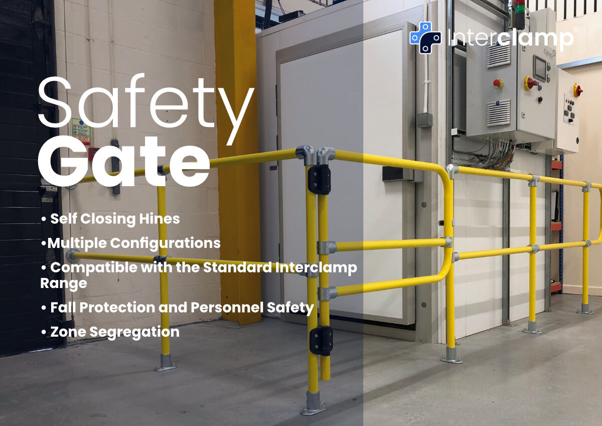 Interclamp's tweet photo. Have an area that requires regular safe access?  Our Self Closing Gate's could be just what you need!

Supplied in a simple kit form and are easy to transport to difficult access areas. Offered in multiple configurations and colours! 

See our full range here ➡️ https://t.co/X32XHXJpfs