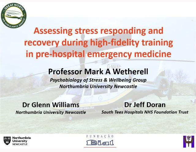 3 years ago I applied for funding to run a project. It took over 2 years of actual blood, sweat, tears (&amp; a lot of spit) to finish the study and now I am going Faro way to show some people what I found at the #stress #trauma #anxiety #resilience research society