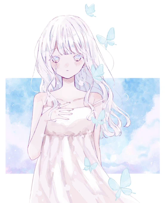 白昼夢に見る夏空 
