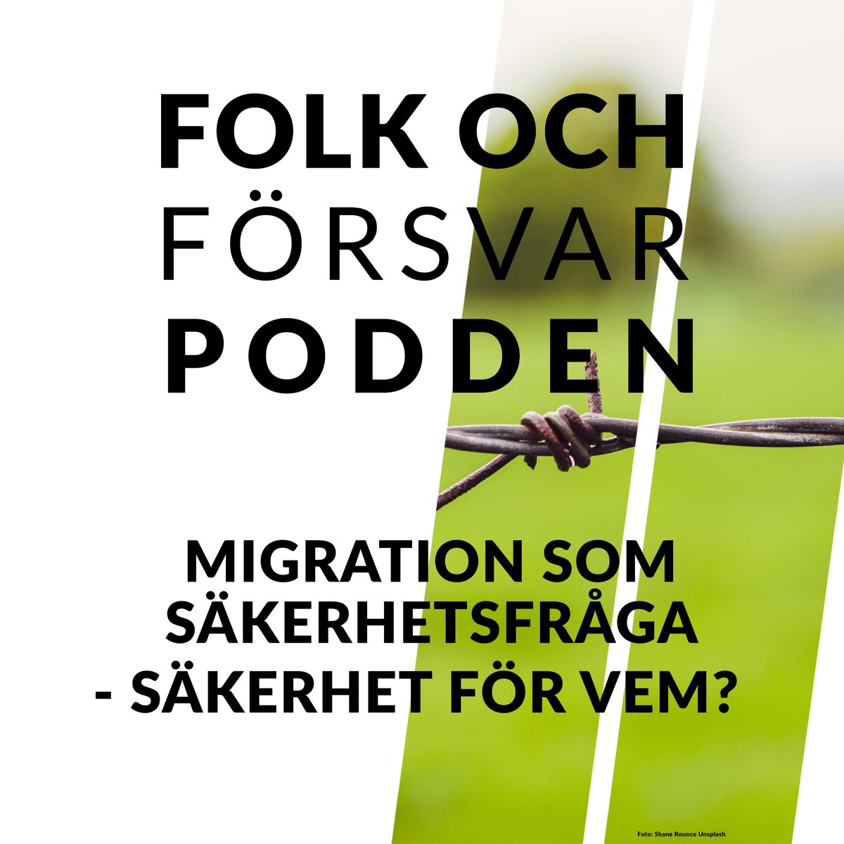 FolkochForsvar's tweet photo. Du lyssnar väl på Folk och Försvar-podden? 🎧 Perfekt för hängmattan, promenaden eller tågresan nu under semestern! Här är några av vårens avsnitt, dessa med flera finns att lyssna på där poddar finns 🌞 https://t.co/RBvwL8FQlJ