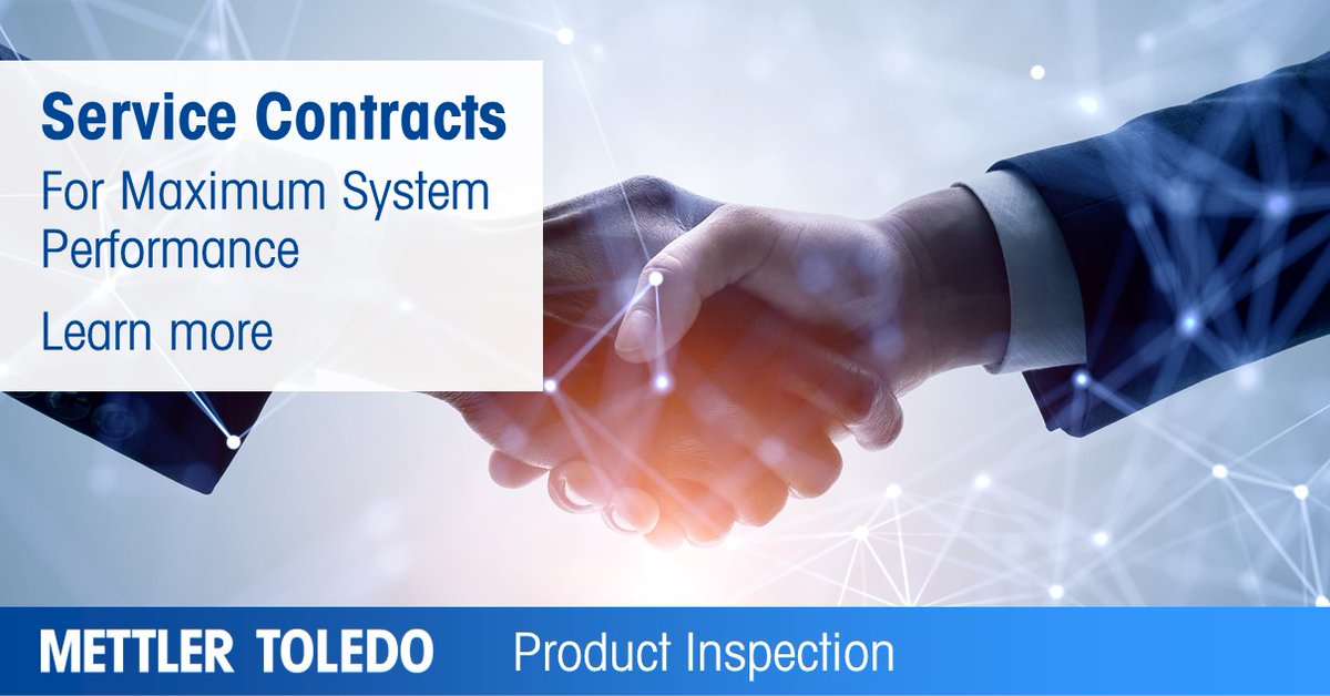 MettlerToledoPI's tweet photo. #ServiceContracts | Want to keep your product inspection equipment operating at peak efficiency? We help you protect your investment over the entire life cycle. ✅🔒 https://t.co/EOqyR6nui6 https://t.co/af9pVKzMGe