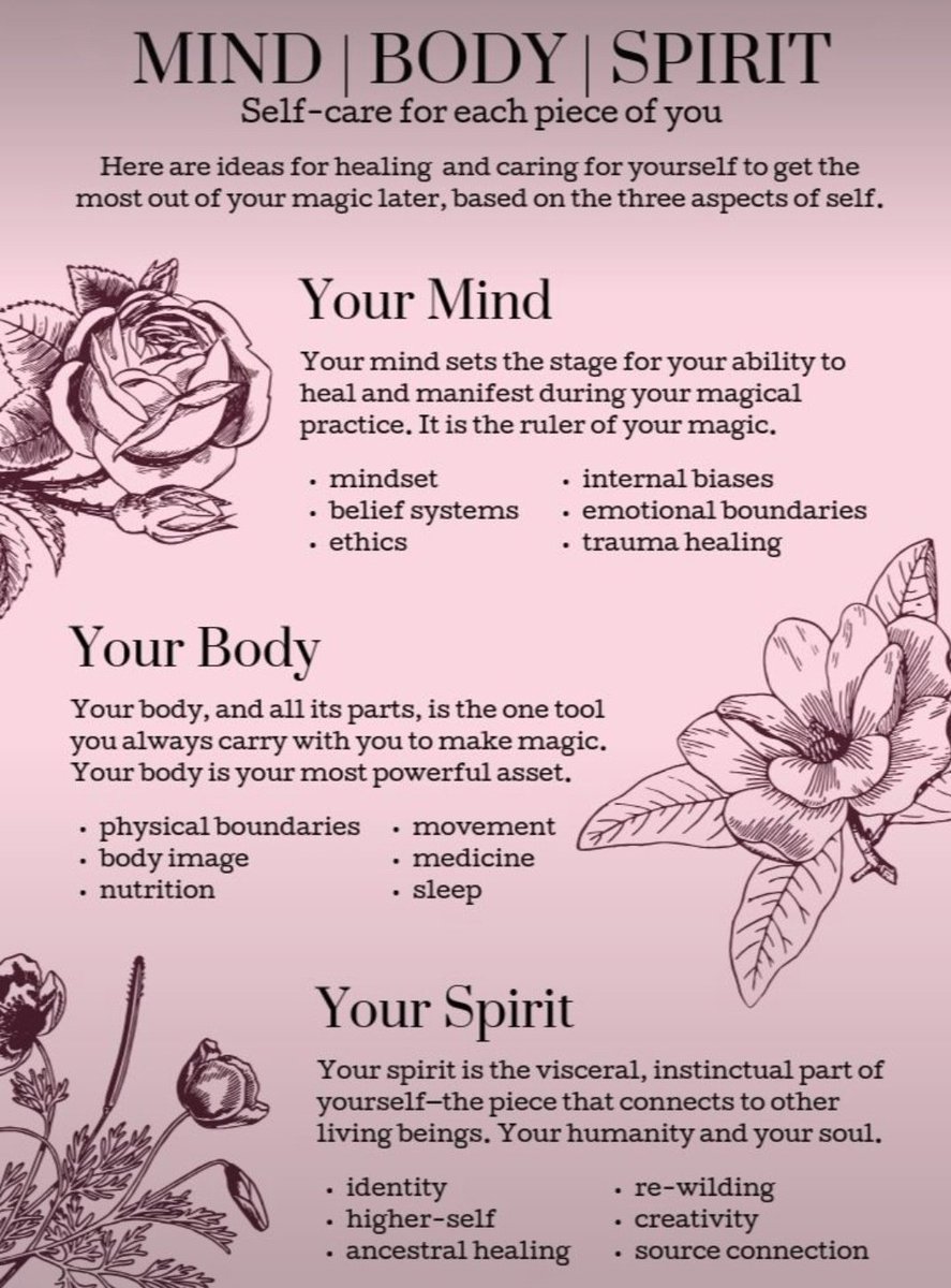 Liminal1988's tweet photo. Self-care for each piece of you... https://t.co/HWPgoOrLrx