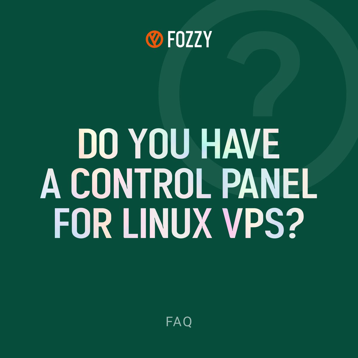 Do you have a control panel for Linux VPS?

We provide the “Pre-set Linux VPS” service with a pre-installed ISPmanager 6 control panel. We can also help you install a control panel on your “Unmanaged VPS” if you buy a license from us.