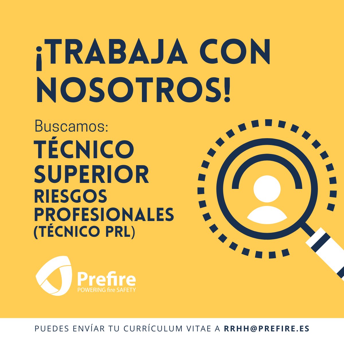 🔴 #Ofertalaboral | #PREFIRE
Buscamos personal, ¿conoces a alguien a quien podría interesarle? 👋😊 Si eres Técnico PRL, ¡esta oferta es para ti!
📧 Para saber más sobre la oferta ⬇️
prefire.es/trabaja-con-no…

#oportunidadlaboral #empleo #rrhh #Prefire