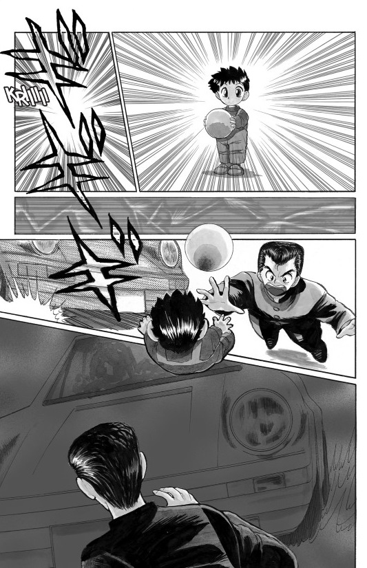 Kevinqp7_'s tweet image. I love Togashi paneling 
#HunterxHunter #YuYuHakuso #LevelE