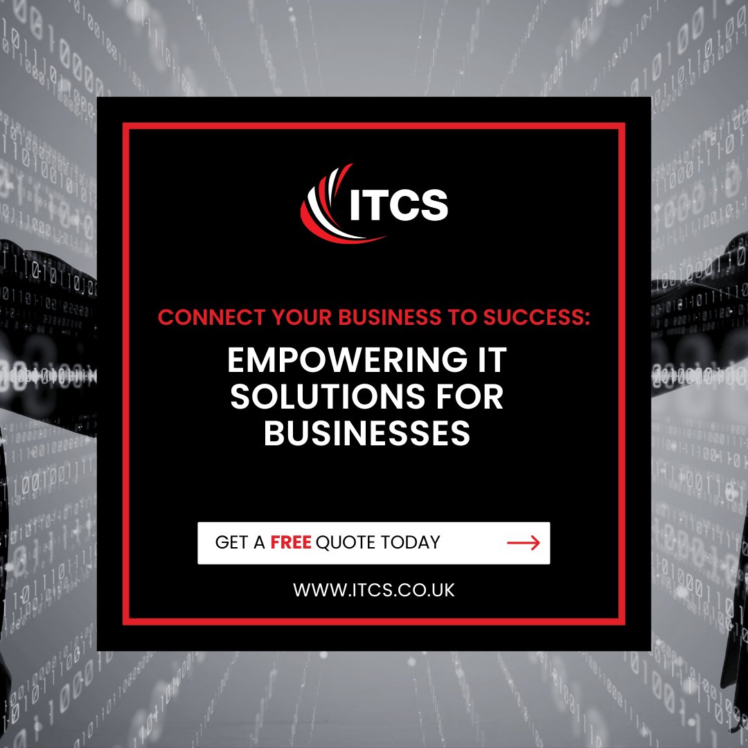 ITCS_UK's tweet photo. Connect your business to success with our comprehensive IT solutions at ITCS!

📞08456 444 200 
🌐 https://t.co/Q10CfWHKDf

#ITServices #ITProvider #ITServiceProvider #Technology #BusinessSolutions #ITSolutions https://t.co/ncT6R2djvj