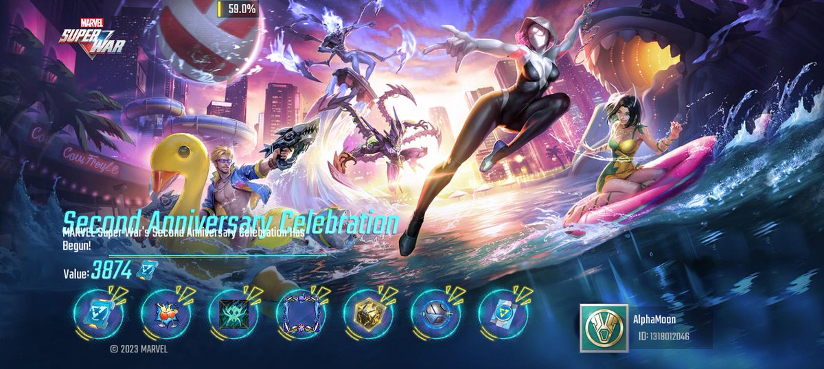 nouhime11's tweet photo. #MARVEL Super War https://t.co/NfRNoS11EL