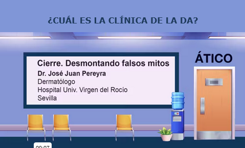TodoDermatitis's tweet photo. 🏥
❗Llegamos al ático de #HospitalAD❗
Para desmontar los falsos mitos de la #DermatitisAtópica. Lo hace el dermatólogo Dr. José Juan Pereyra.
8️⃣ plantas = 8️⃣ dermatólogos = 8️⃣ píldoras formativas sobre DA dirigidas a médicos de #AtenciónPrimaria.
👉 https://t.co/8yt2JVIz7J https://t.co/KUPJCmXI0R