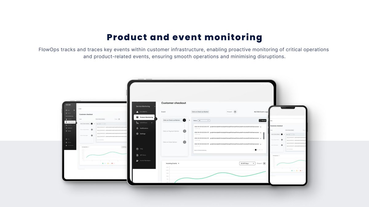 flow0ps's tweet photo. FlowOps offers comprehensive tracking for customer infrastructure, optimizing operations and minimizing disruptions for smooth operations.
Stay ahead of critical events and ensure smooth operations on https://t.co/P4GOAspvQQ
#flowOps #incidentmonitoring https://t.co/CkmJ2H5xw9
