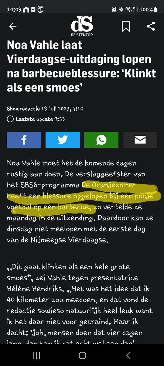 Adelaar76's tweet photo. Ze zal haar voeten wel verbrand hebben https://t.co/6bQQwbuh2W