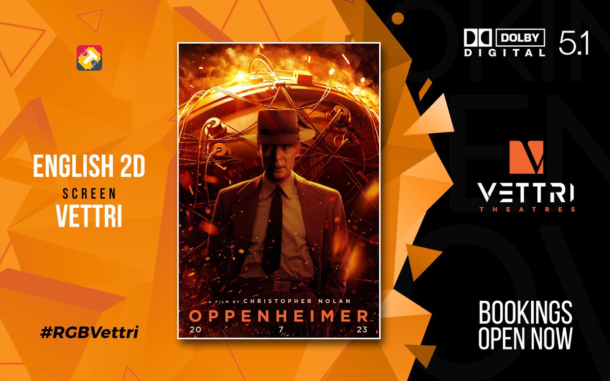 VettriTheatres's tweet photo. #Oppenheimer from this Friday in #Vettri !!! https://t.co/TYNd7rs71h