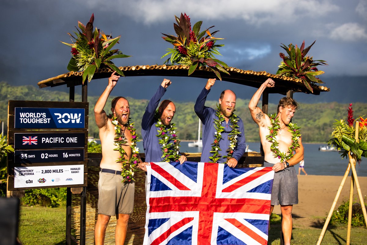 RYORKS_REGT's tweet photo. Our @BritishArmy team, from #1RYORKS completed the Worldβs Toughest Row across the #pacific in 35 days, 2 hours & 16 minutes! On July 17 at 06:46, Simon Farley, Chris Barnes, Chris Bailey & Sam Morris set foot on the shores of #Hawaii #fortunefavoursthebrave @ArmySportASCB https://t.co/zhI1Jm2PtO