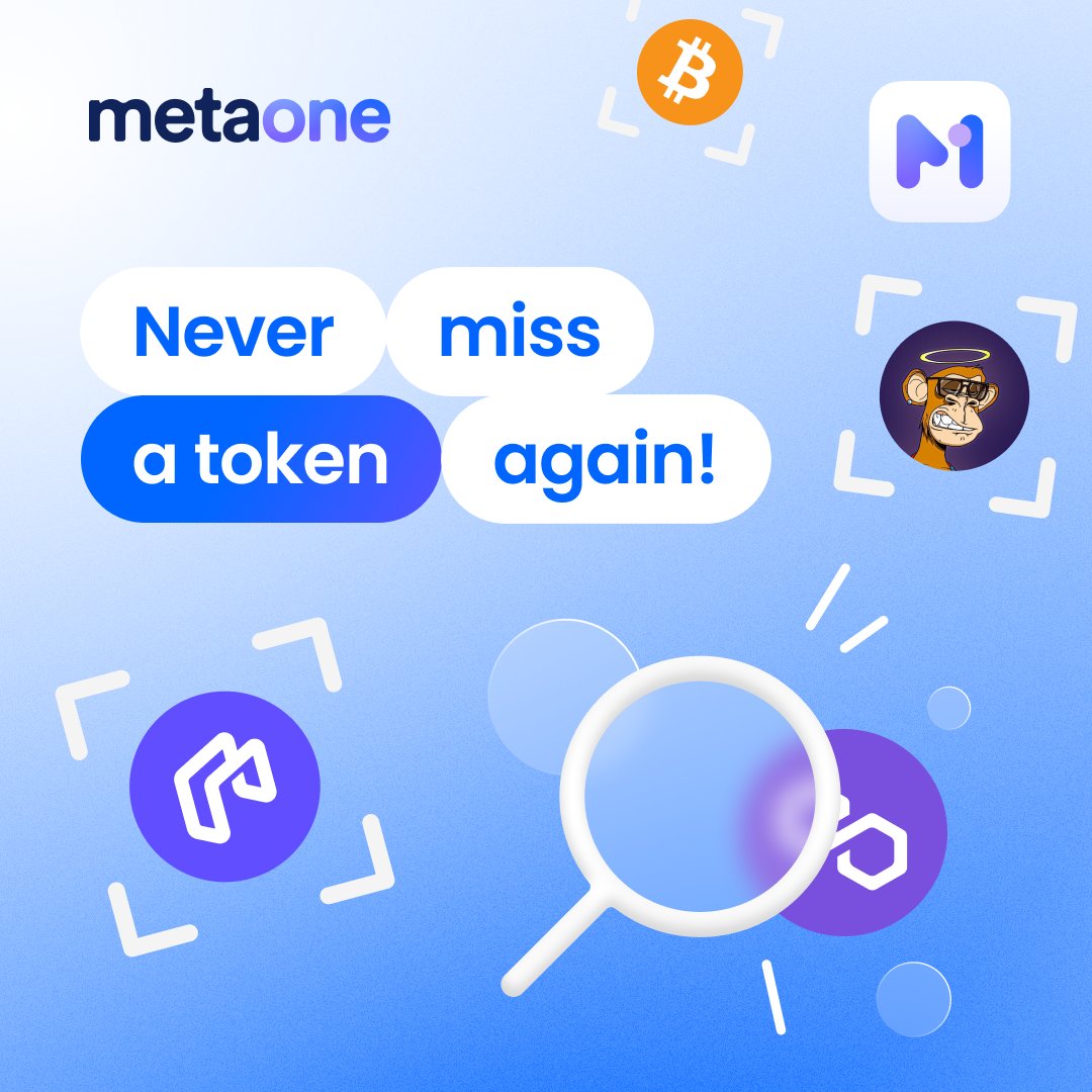 saakuru_app's tweet photo. Did you know that #MetaOne auto-detects and displays tokens on all of our networks?
Plus, if the token is not verified on @coingecko - we will flag it for you so you are aware of potential scam๐ต๏ธโโ๏ธ
#MetaOneWallet https://t.co/fFe9yheYUK