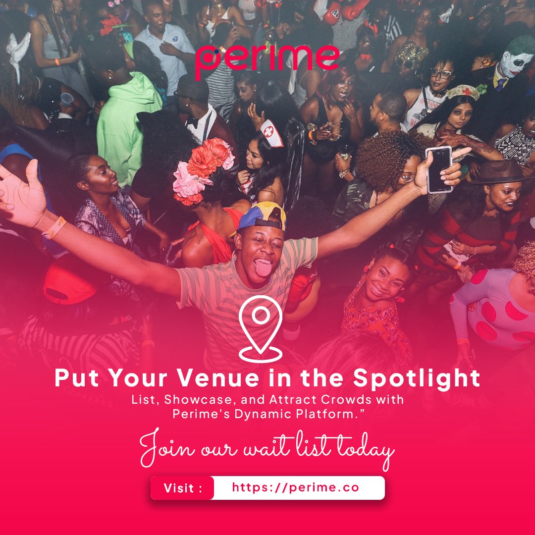 perime_co's tweet photo. For Event Organizers, put your venue in the spotlight with Perime’s Dynamic Platform with amazing social butterflies 🦋 😉
Join the waitlist today 🫵🏾😁
https://t.co/491nb5baQS
#perime #social #socialcircle #joinus #socialmedia #socializing #eventorganizers https://t.co/UfcJxUZ0zF
