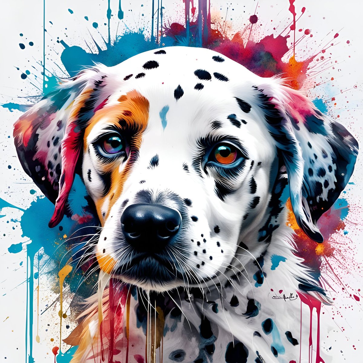AiArtMastermind's tweet photo. "dalmatian" - made with NightCafe Creator
 https://t.co/XRMS8ECG9E
#aiart #nightcafe #digitalart #vqganclip #ArtificialIntelligence via @NightcafeStudio https://t.co/7p1jOj6xbA