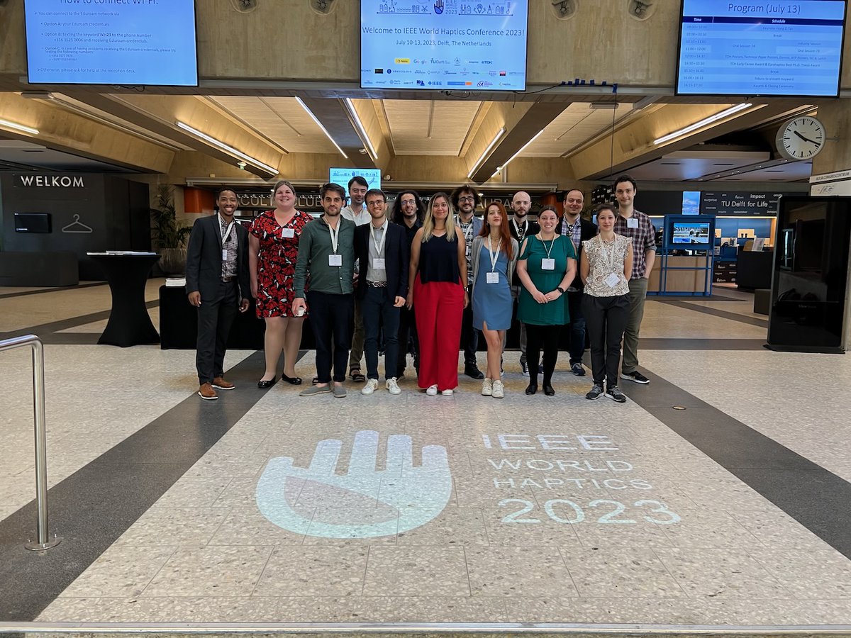 Gregory Gerling (@greggerling1) on Twitter photo The IEEE Technical Committee on Haptics sponsored the Early Career Stage Investigator Lunch, held at <a href="/ieeewhc/">IEEE World Haptics Conference</a> and organized by <a href="/Dr_Jdelaine/">Jeremy DeLaine Brown, PhD</a> and <a href="/cpacchierotti/">Claudio Pacchierotti</a>. Our community certainly has a bright future! The IEEE Technical Committee on Haptics sponsored the Early Career Stage Investigator Lunch, held at <a href="/ieeewhc/">IEEE World Haptics Conference</a> and organized by <a href="/Dr_Jdelaine/">Jeremy DeLaine Brown, PhD</a> and <a href="/cpacchierotti/">Claudio Pacchierotti</a>. Our community certainly has a bright future!