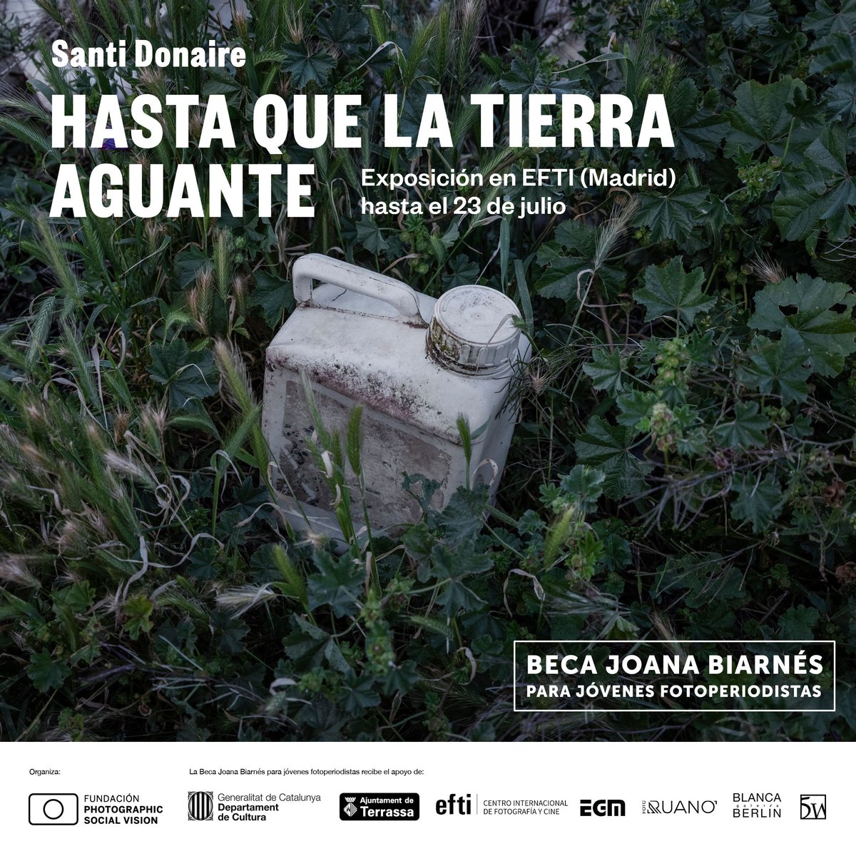 “Ser líder mundial en producción de alimentos provoca que territorio y población se vean alejados de todo equilibrio medioambiental o derechos básicos”

HASTA QUE LA TIERRA AGUANTE, de <a href="/esedonaire/">Santi Donaire</a>:
👉 bit.ly/42PSICg

📍 <a href="/efti_fotografia/">EFTI</a> (Madrid)
📆 Hasta el 23 de julio