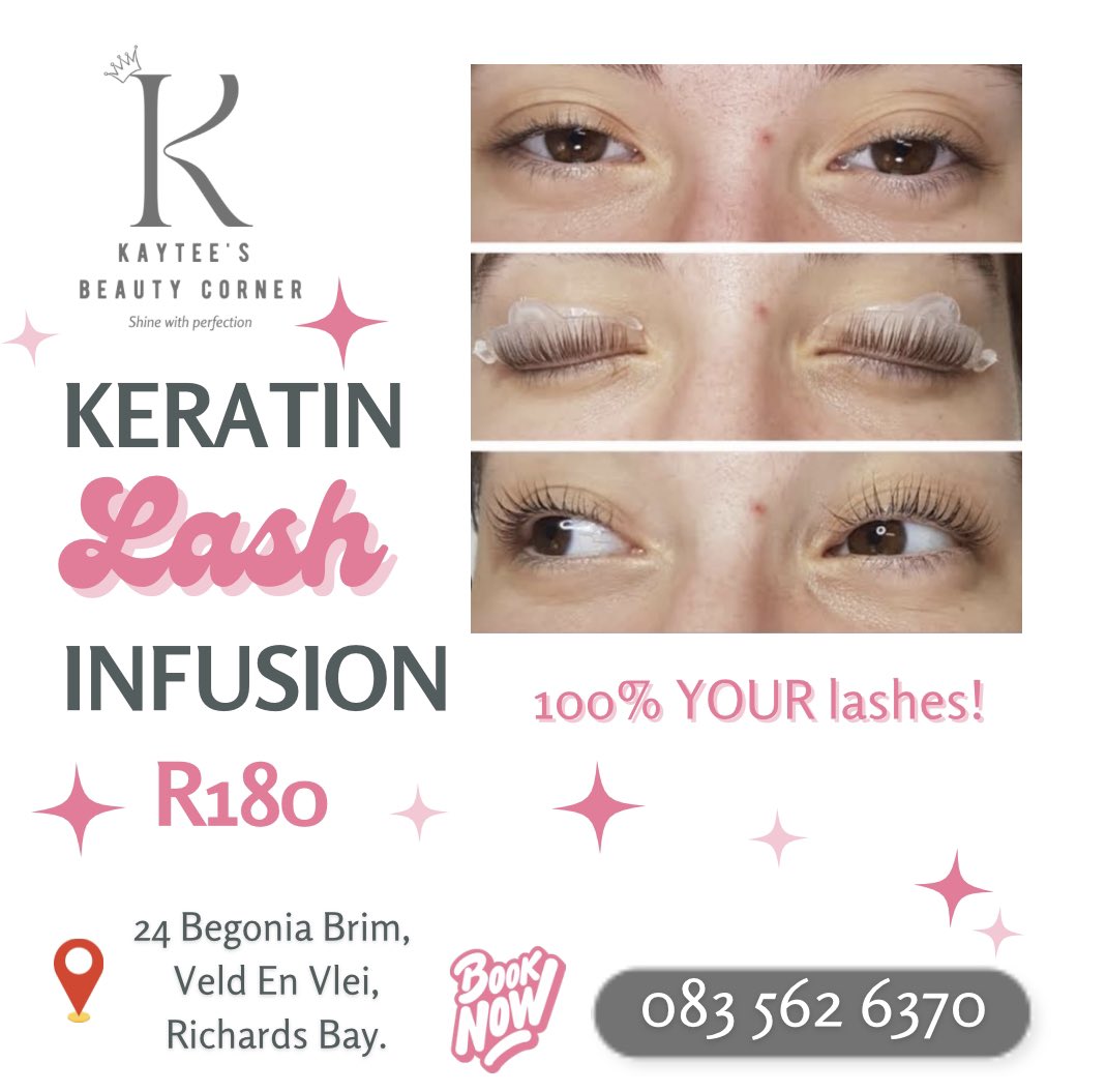 The MAGIC of these infusion lashes is that it is completely YOURS! We just simply enhance your natural beauty! 🌸 WhatsApp Kaytee to secure your appointment. #RichardsBay