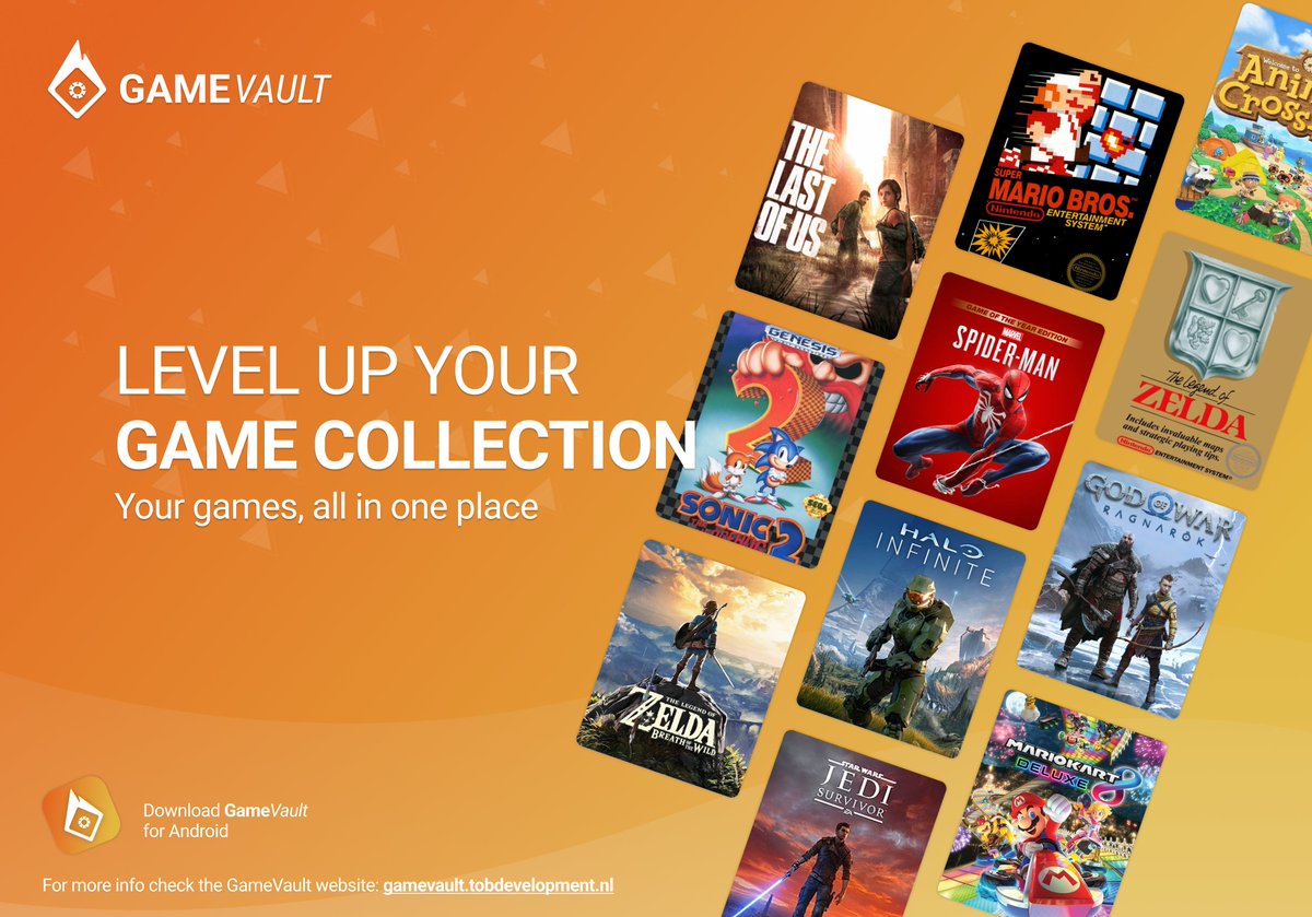 FromKeyboard's tweet photo. GameVault has launched for Android! Leve up your game collection with the GameVault game collection app.

https://t.co/Cd3skrNCVF https://t.co/yKOVQoqwXF