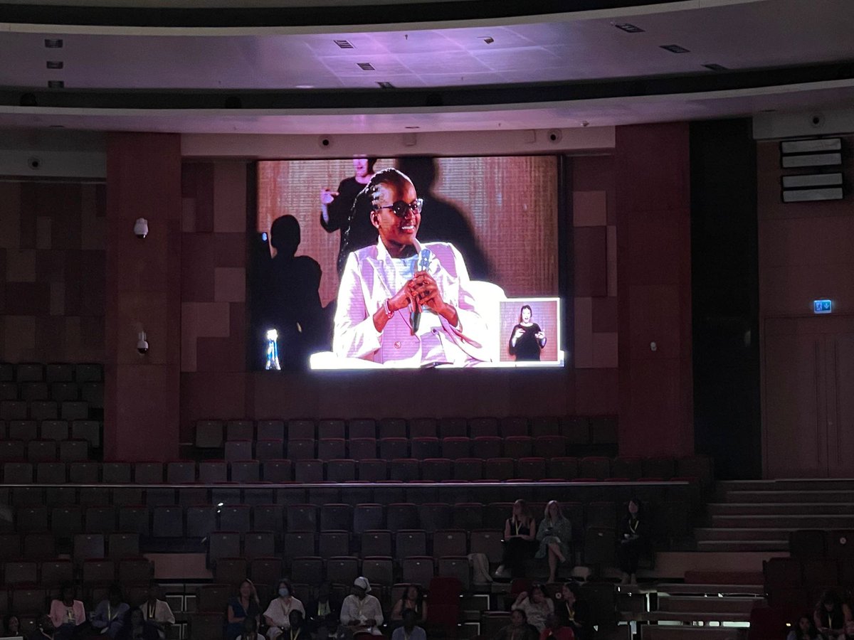I'm so happy that i ceded my power as CEO of Plan International to the talented Farida from Kenya. She ended with a clear call to properly fund education for girls in crisis settings. She has a powerful voice which must be listened to. #WD2023
