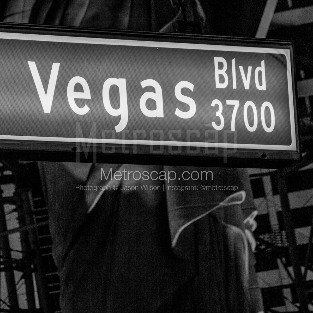 Las Vegas wall-art Black & White: A Las Vegas Boulevard Street Sign #lasVegas #vegas #vegasbaby #702 #vegasNights #vegasStrip #thestrip #BlackWhite | metroscap.com/las-vegas-land…