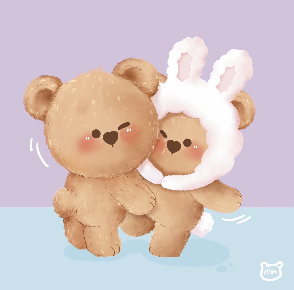 ABENnft's tweet photo. กอดโหน่ยยยยยย~~~~~~~ #พี่หมีน้องหมี 🐻🐻 https://t.co/AznWZrZbhI