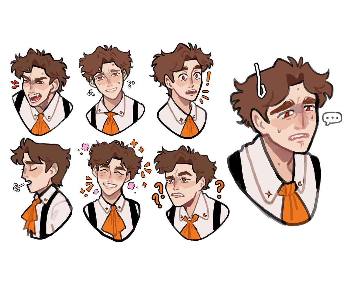 tysorex's tweet photo. a character sheet I made for an assignment.

He's a silly little vampire lawyer!!! https://t.co/WgZ2W9ZcbG