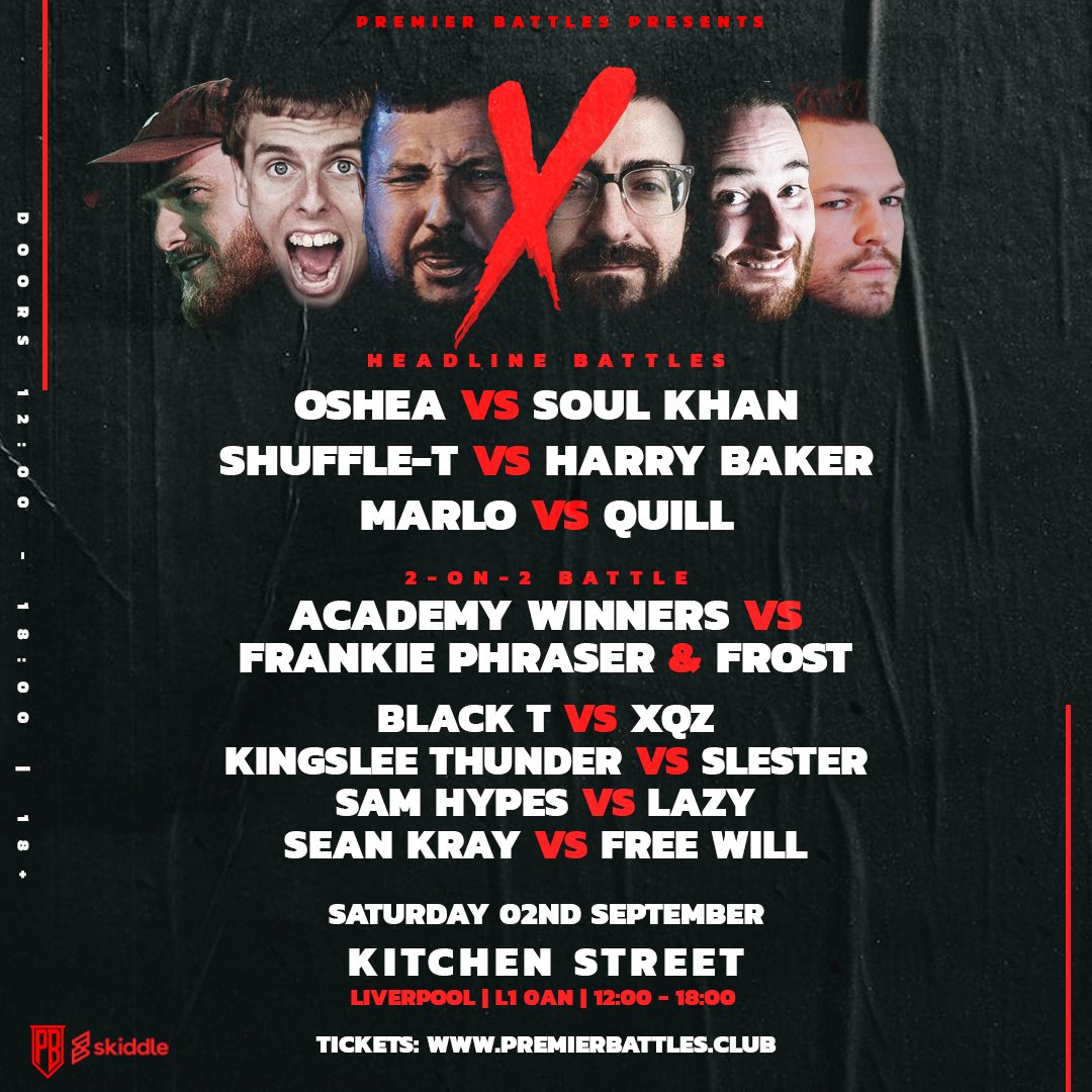 PremierBattle's tweet photo. ✈️ Flights booked

Just over 60 tickets left, zero guestlist due to demand. 

Liverpool, we'll see you in September.

Tickets: https://t.co/jGcSQ672q2 https://t.co/xoEjEtVInN