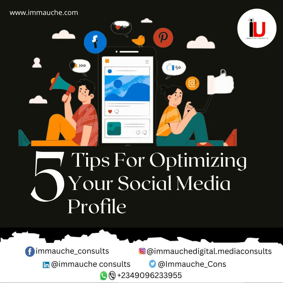 iucmedia_'s tweet photo. Hello social media managers! Let's talk about how you can master the art of Social Media Profile Optimization for your clients' social media pages.
Check out these 👇5 Proven Tips to help boost the social media presence of the brands/businesses you manage. 
Thread... https://t.co/R7NaNvXwAD