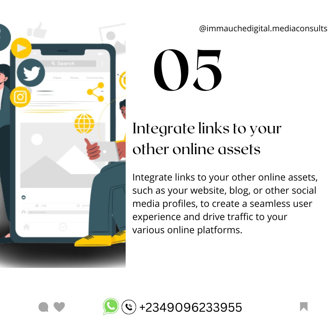 iucmedia_'s tweet photo. 5. Make sure to include links to your websites and other online platforms... https://t.co/IH7nQwkPNG