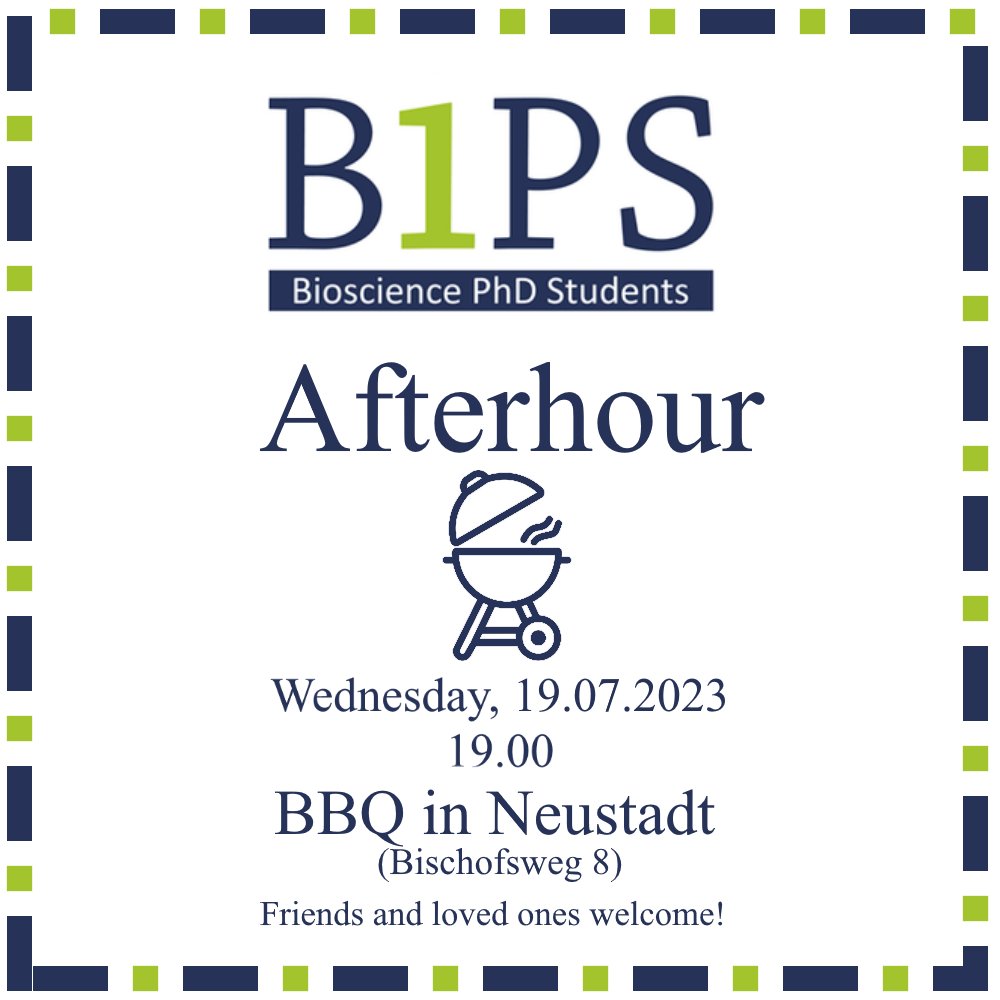 Don't miss tomorrows BiPS social! let us know if you're coming. Can't wait to see you!