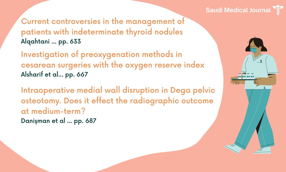 Editor's Choice for SMJ July 2023

Website link: smj.org.sa/content/44/7/6…