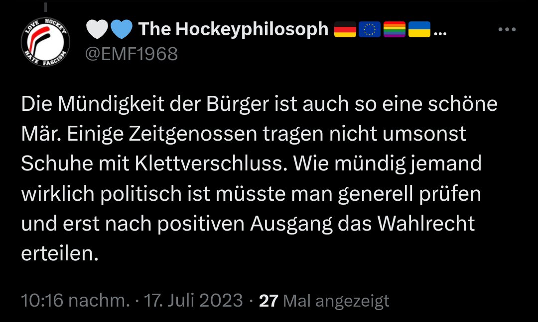schon krass, wo anscheinend Teile der Linken abgebogen sind. @EMF1968