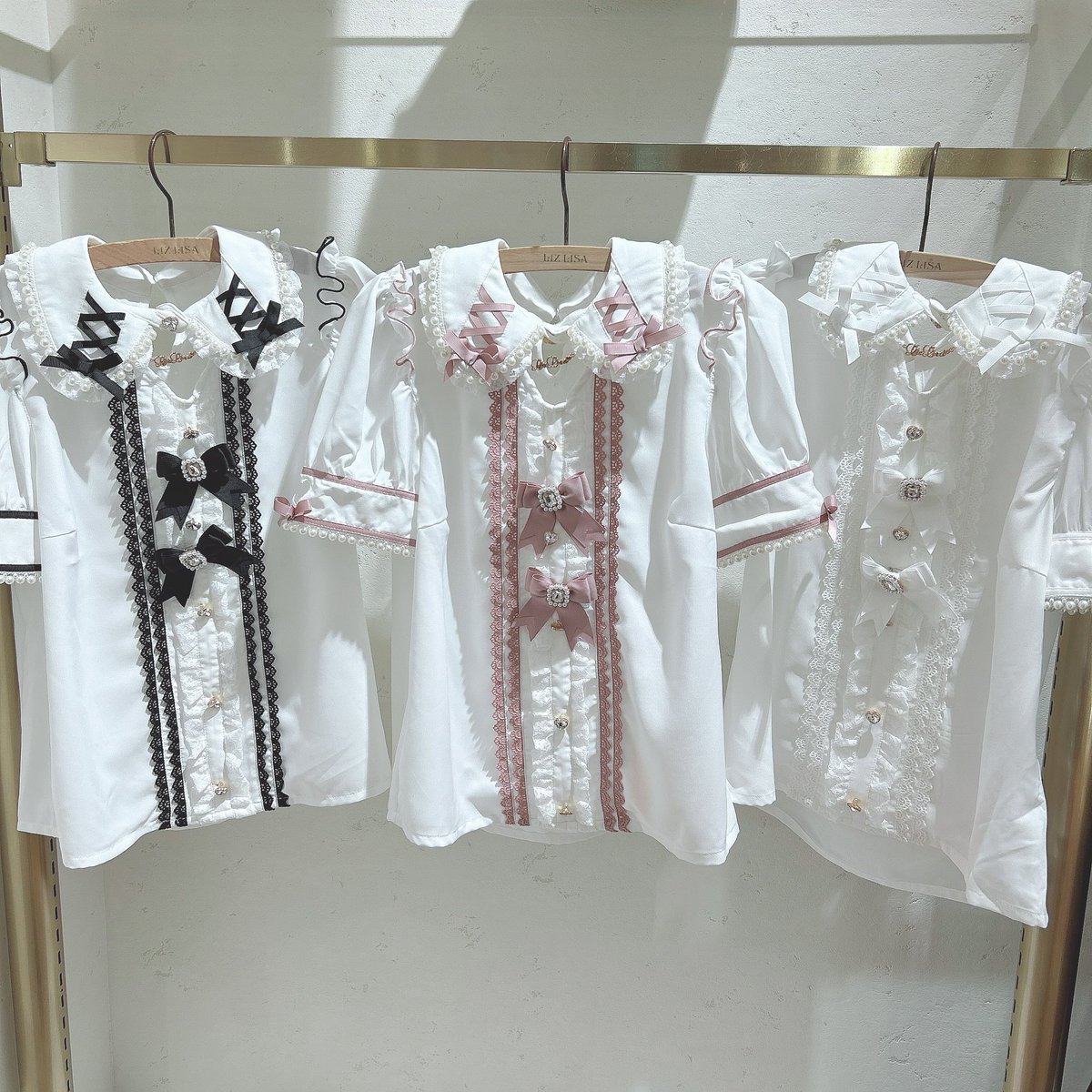͙*🍓LIZ LISA ラフォーレ原宿店🍓‧͙* オススメホワイトコーデ🤍🫧 襟の