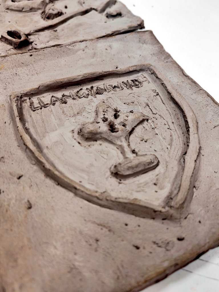 Four days to go! Year 7 are still working extremely hard on their new Ysgol Maesteg sign! Incredible work, excited to see these tiles fired and finished. <a href="/DTMaesteg/">Maesteg School D&T</a> <a href="/MaestegSchool/">Maesteg School</a>