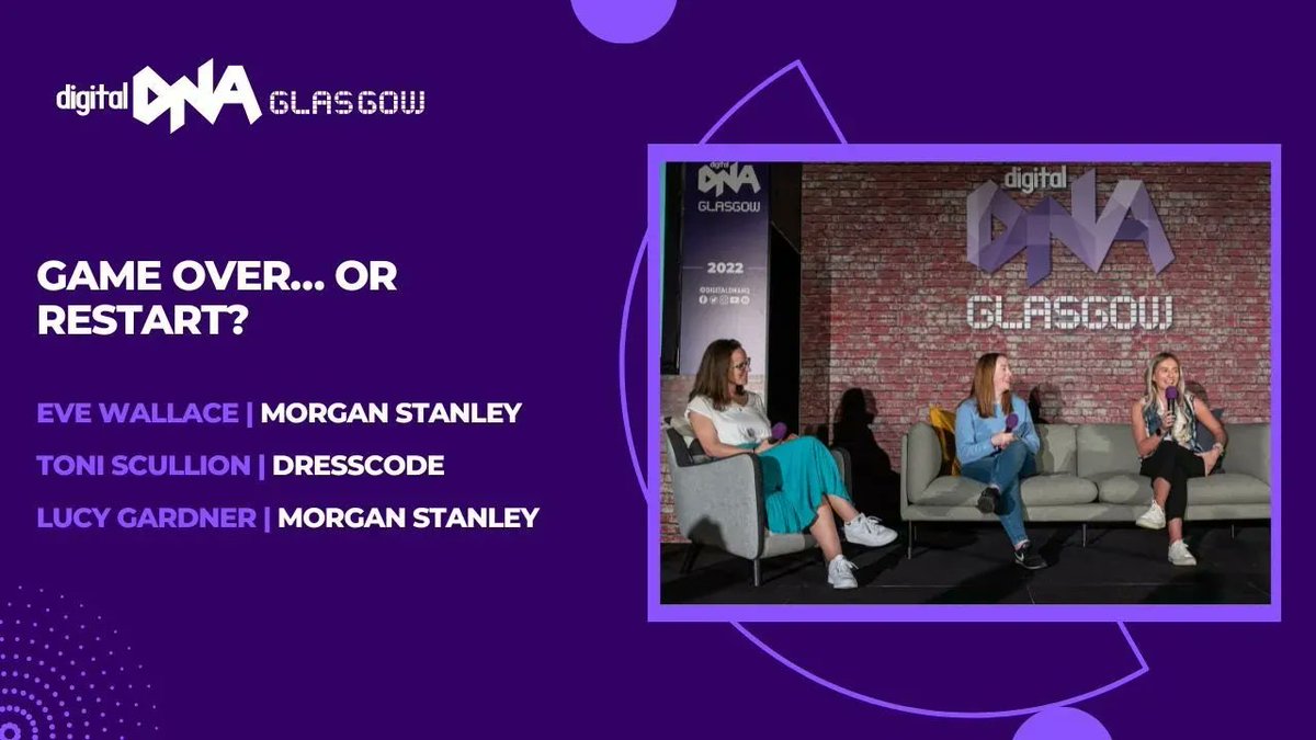 Game over...or Restart? shaping the future of Computer Science and igniting inspiration in the next generation of technologists. 🎟 Digital DNA Glasgow returns on 1st Nov 2023, secure your tickets today, PLUS catch up with the full talk here: buff.ly/3PXBnVl