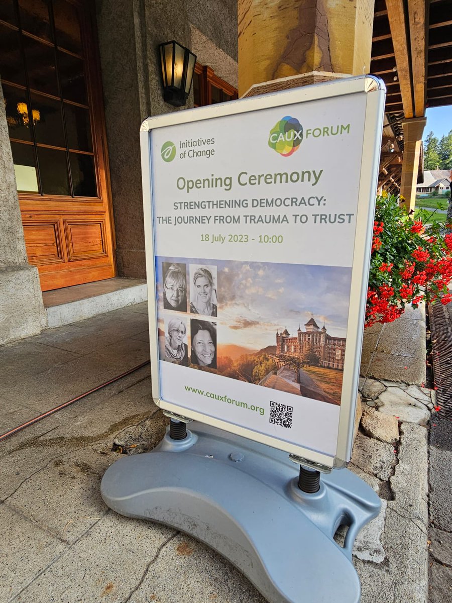 caux_iofc's tweet photo. And we are on! The offiical opening ceremony of the Caux Forum 2023 has started! 

#healing #democracy #bethechange #genevaevents #caux #cauxpalace #peacebuilding #peaceevent #trustbuilding #swissevents #cauxfoundation #internationalgeneva #keychallenges #findhope https://t.co/mddeHRQpJG