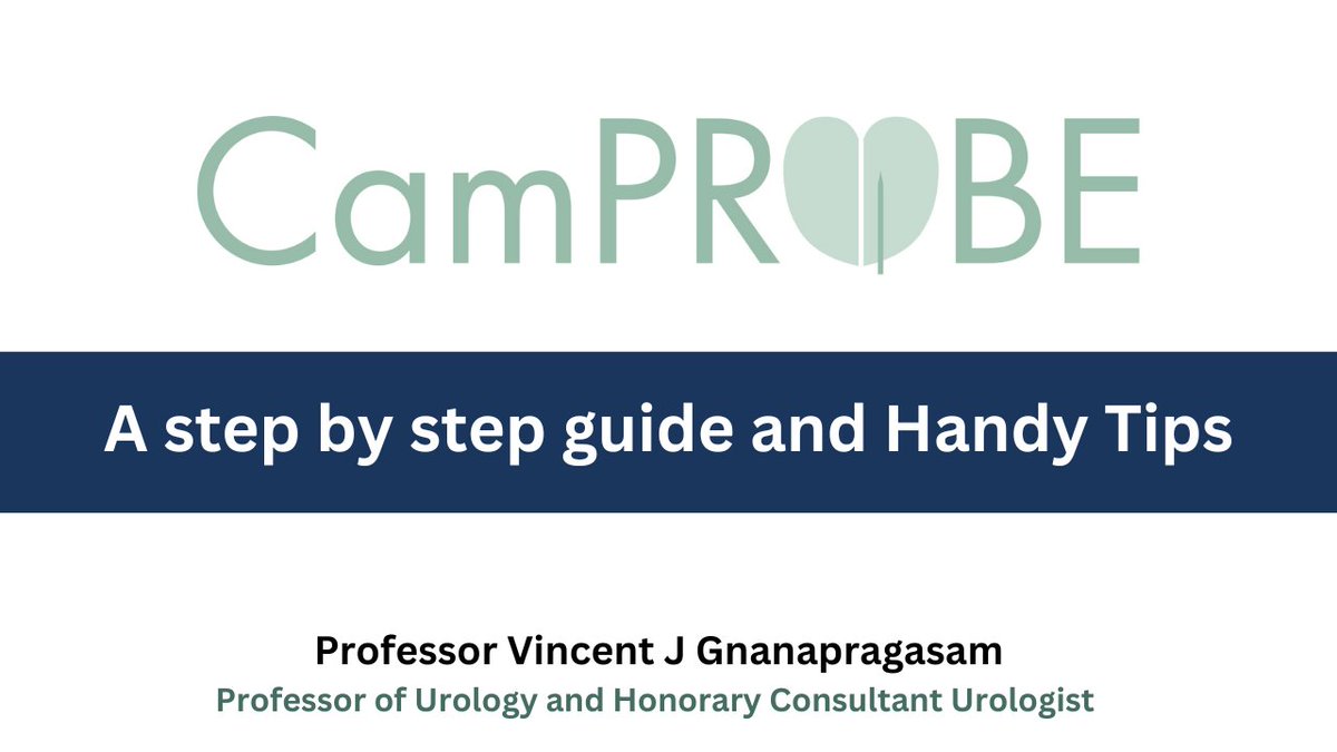 Looking for additional information about CamPROBE? 
Go to the <a href="/JEBTechnologies/">JEB Technologies</a> Youtube account to watch the CamPROBE- A step by step guide video. You will find tips and useful insights for when using the device. View here: youtu.be/2Z9kXPh8c6s

#ProstateCancer #Tips #biopsy