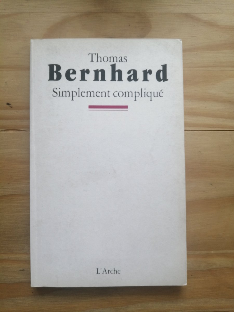 _manuelesposito's tweet photo. Thomas Bernhard
Simplement compliquรฉ
"Dans le ventre de ma mรจre
dรฉjร j'รฉtais Richard III"
#thomasbernhard #larcheediteur #richardthethird #shakespeare https://t.co/d0eYXYkEJ1