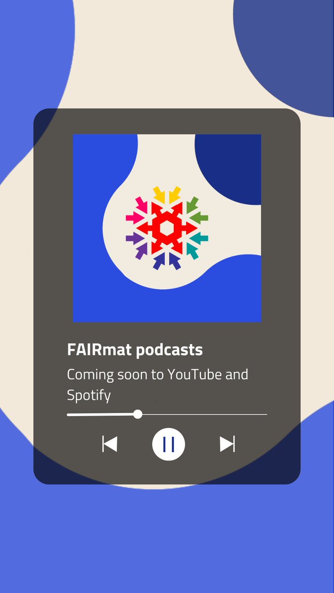 FAIRmat_NFDI's tweet photo. There's something new coming your way next week!
Keep your eyes (and ears) open... 🎧🔊
#FAIRmat #SciencePodcast #SciComm https://t.co/ZF29SNAdO4